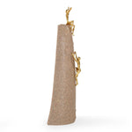 Climbing Figures Decorative Polyresin Showpiece- Sand & Gold