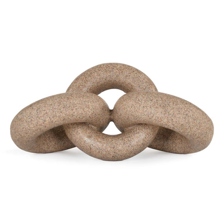 Table Decor Knot Polyresin Showpiece- Sand
