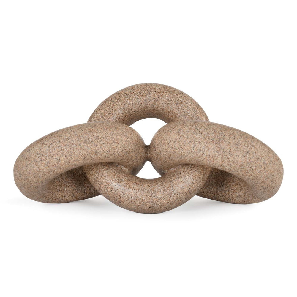 Table Decor Knot Polyresin Showpiece- Sand