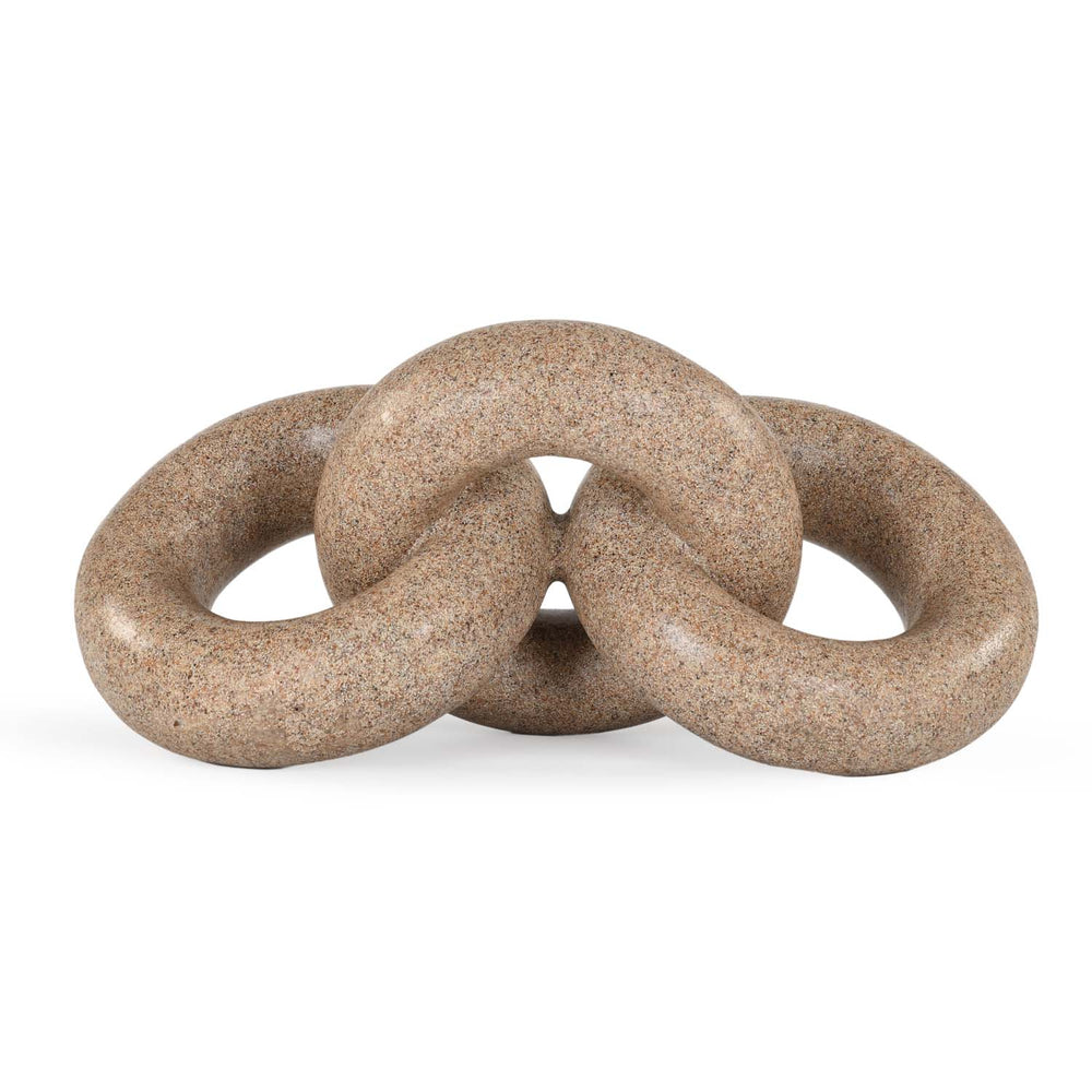 Table Decor Knot Polyresin Showpiece- Sand