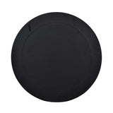 Round Fluted Wall Mirror- Black
