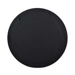 Round Fluted Wall Mirror- Black