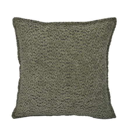 Boucle Fabric Cushion Cover- Green
