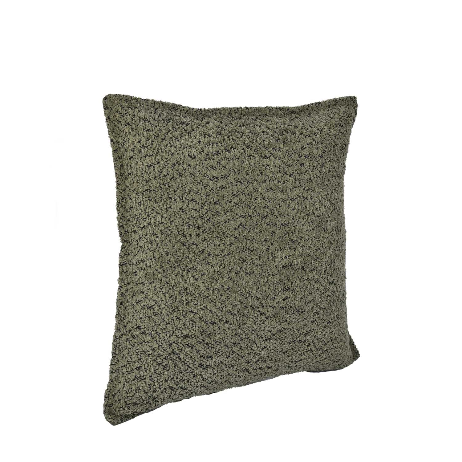 Boucle Fabric Cushion Cover- Green