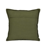 Boucle Fabric Cushion Cover- Green