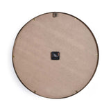 Roman Numerals Circular Metal Wall Clock- Gold & Black