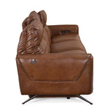 Beatrix 3 Seater Dual Motor Electric Recliner- Brown