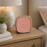 Square Wall Clock- Apricot