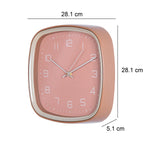 Square Wall Clock- Apricot