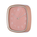 Square Wall Clock- Apricot
