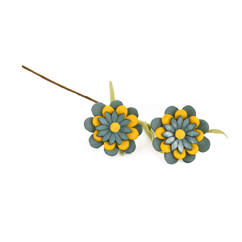 Artificial Flower Bunch- Orange and Green