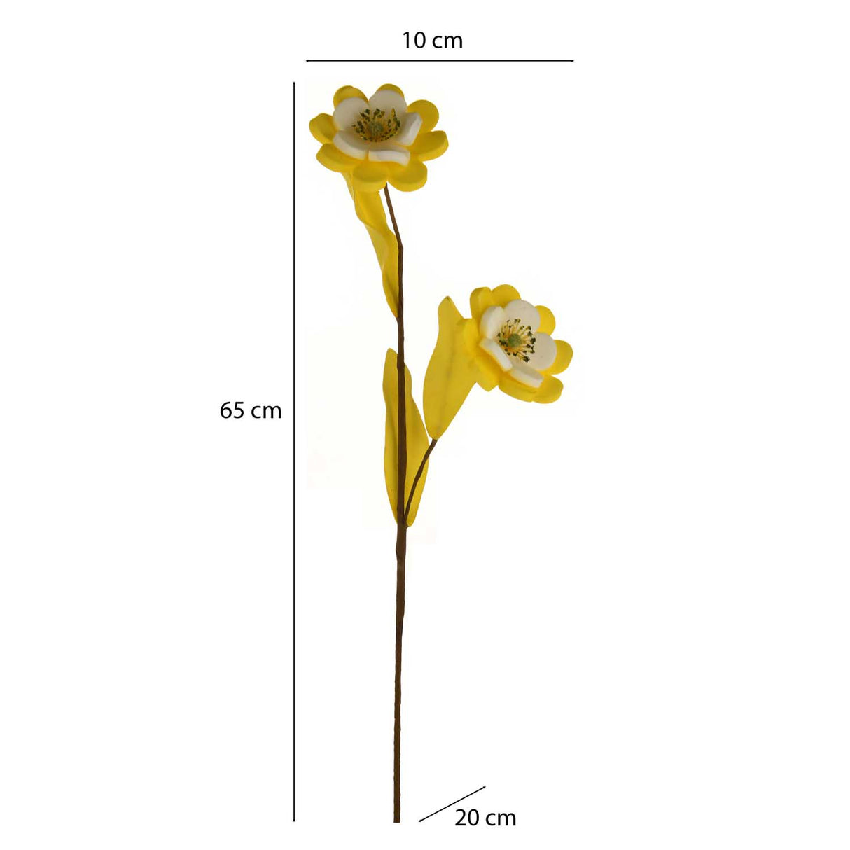 Artificial Flower Bunch- Yellow and White