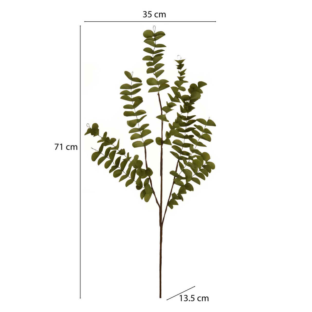 Artificial Eucalyptus Filler Stick- Green