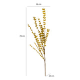 Artificial Eucalyptus Filler Stick- Yellow