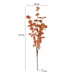 Artificial Eucalyptus Filler Stick- Rust Brown