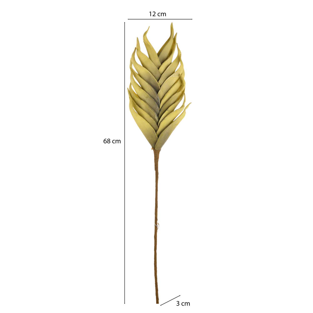 Artificial Heliconia Filler Stick- Green