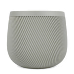 Textured Fiber Clay Planter- Green