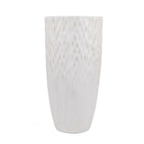 Textured Fiber Clay Planter- Off White