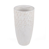 Textured Fiber Clay Planter- Off White