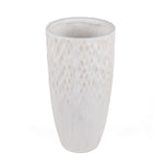 Textured Fiber Clay Planter- Off White