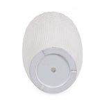 Textured Fiber Clay Planter- Off White