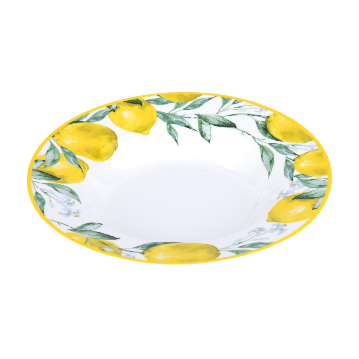 Lemon Lush Ceramic Serving Platter- Yellow, 22 cm