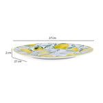 Lemon Lush Ceramic Dinner Plate- Yellow, 27 cm