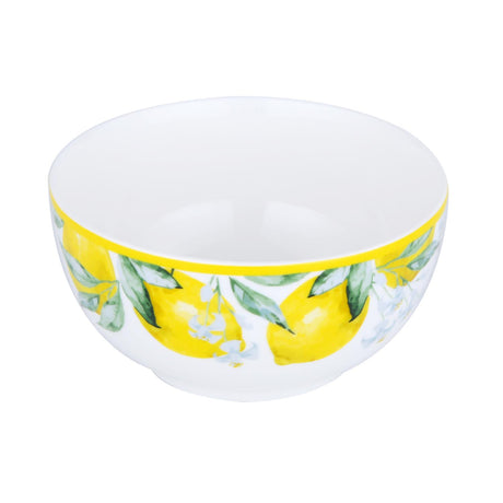 Lemon Lush Ceramic Bowl- Yellow, 11.5 cm