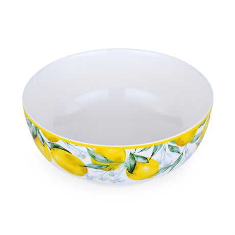 Lemon Lush Ceramic Serving Bowl- Yellow, 20.5 cm