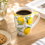 Lemon Lush Ceramic Coffee Mug- Yellow