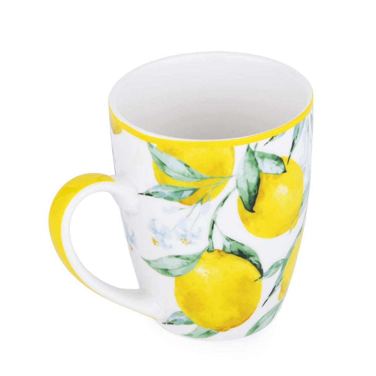 Lemon Lush Ceramic Coffee Mug- Yellow