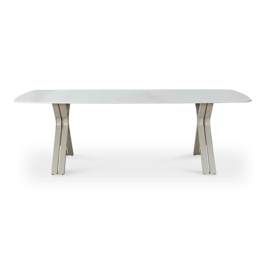 Titania 8 Seater Dining Set- Ivory