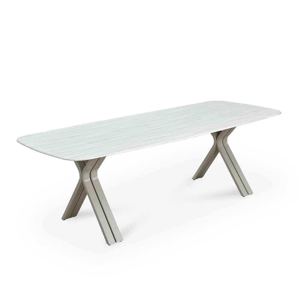 Titania 8 Seater Dining Set- Ivory