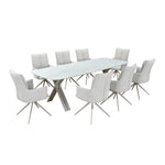 Titania 8 Seater Dining Set- Ivory