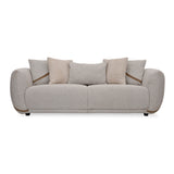 Ondina 3 Seater Fabric Sofa- Beige