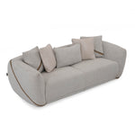 Ondina 3 Seater Fabric Sofa- Beige