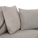 Ondina 3 Seater Fabric Sofa- Beige