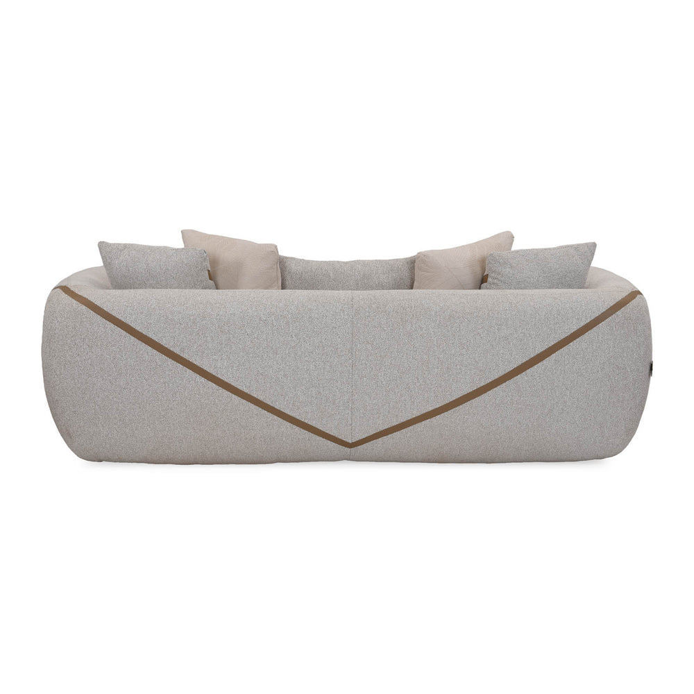 Ondina 3 Seater Fabric Sofa- Beige