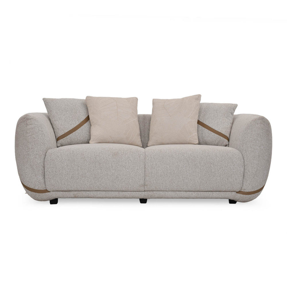 Ondina 2 Seater Fabric Sofa- Beige