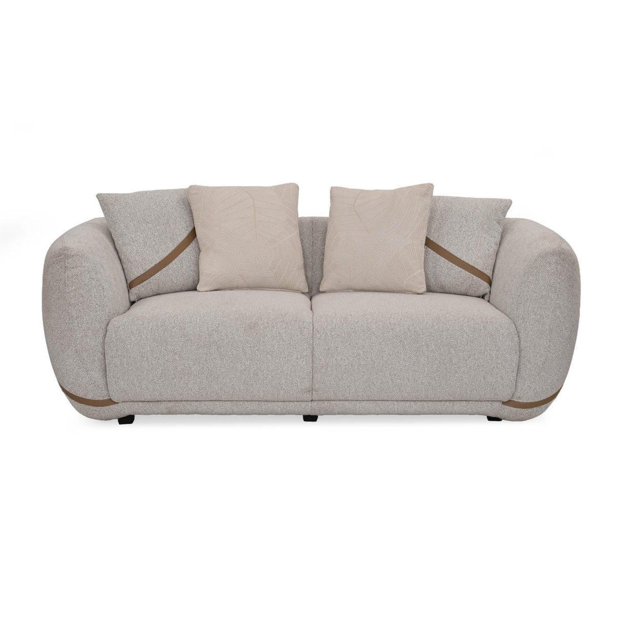 Ondina 2 Seater Fabric Sofa- Beige