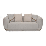 Ondina 2 Seater Fabric Sofa- Beige