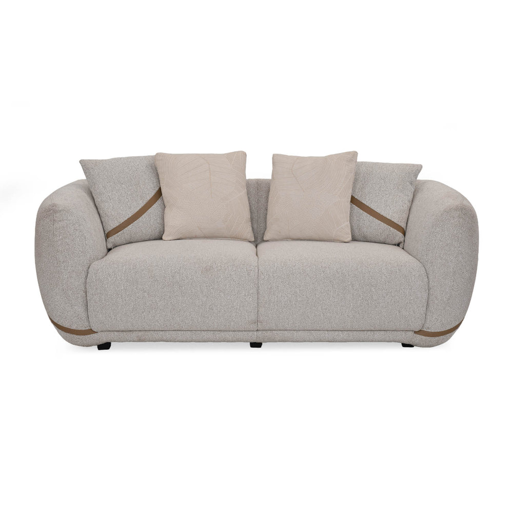Ondina 2 Seater Fabric Sofa- Beige