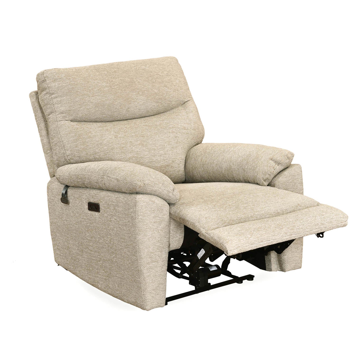 Wagner 1 Seater Electric Recliner Sofa- Beige