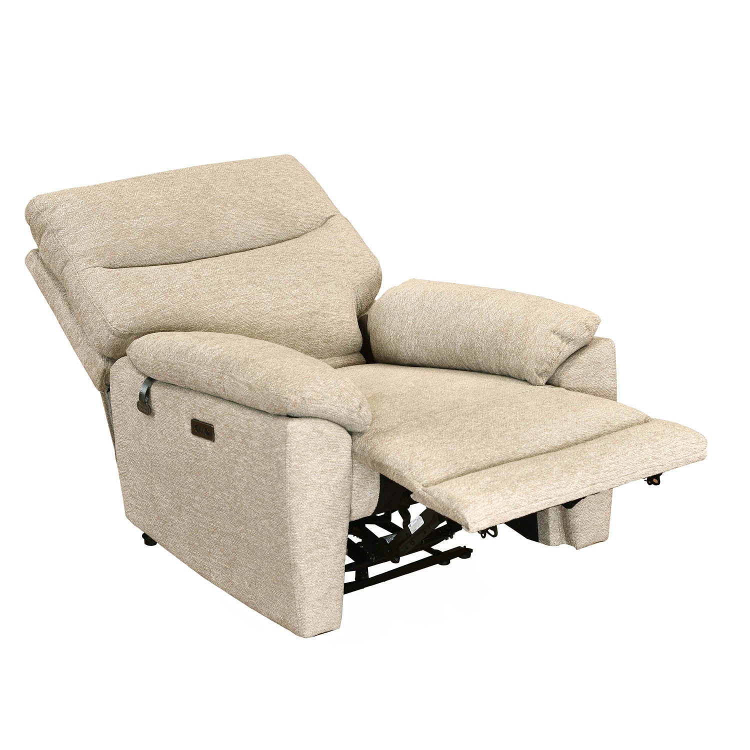 Wagner 1 Seater Electric Recliner Sofa- Beige