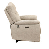 Wagner 1 Seater Electric Recliner Sofa- Beige