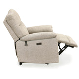 Wagner 1 Seater Electric Recliner Sofa- Beige