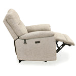 Wagner 1 Seater Electric Recliner Sofa- Beige