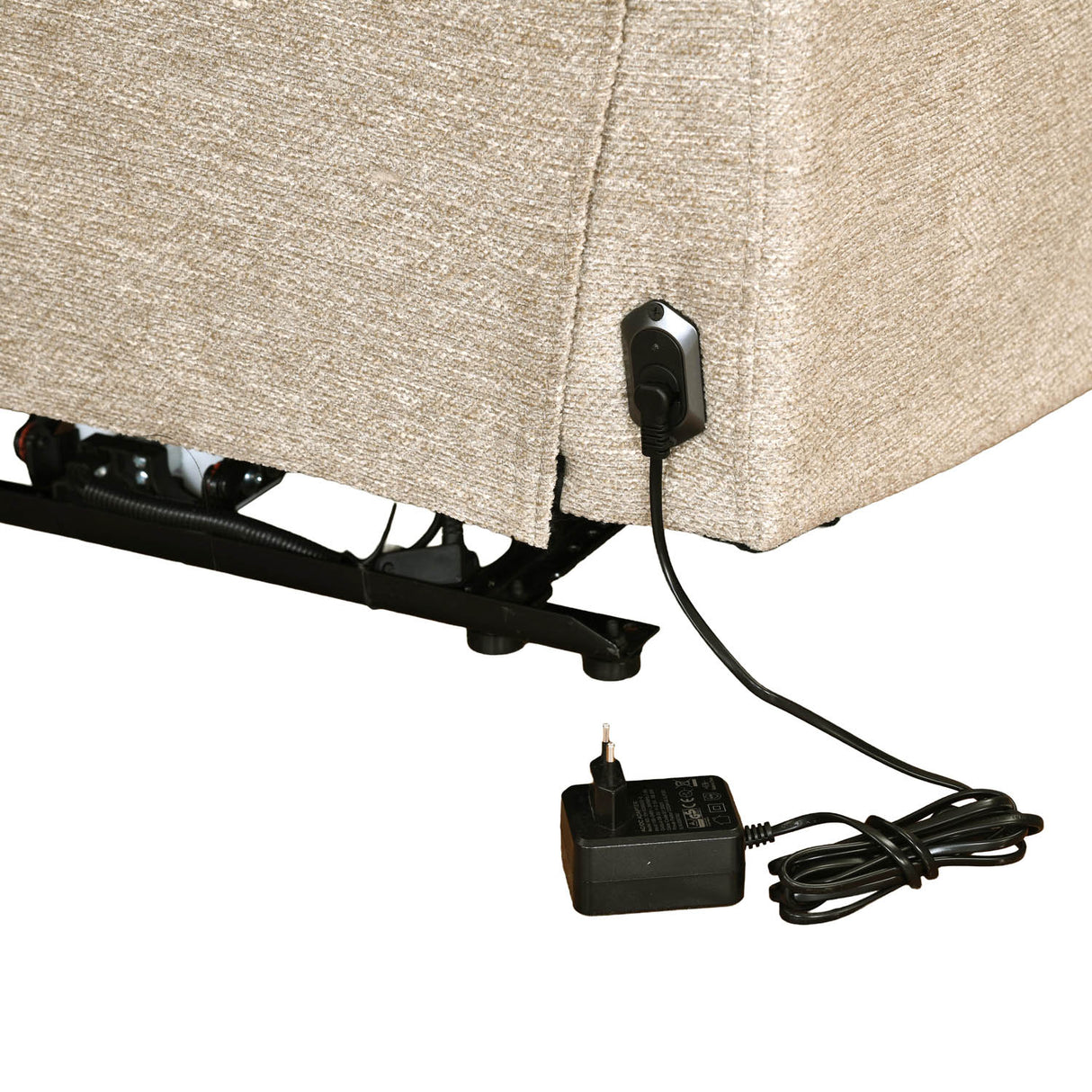 Wagner 1 Seater Electric Recliner Sofa- Beige