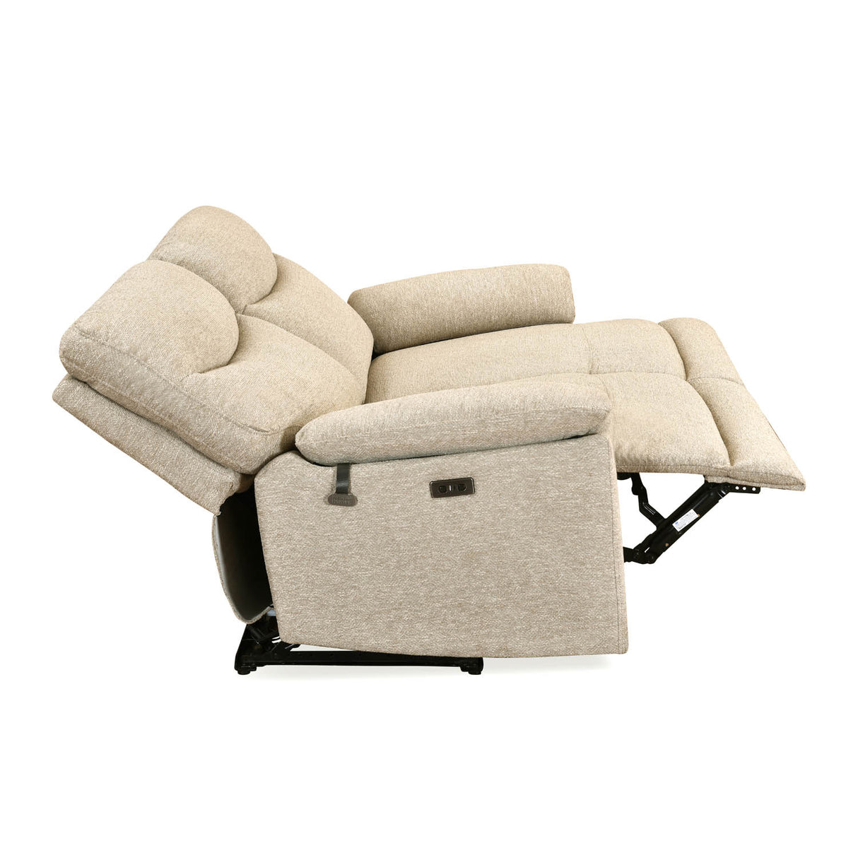 Wagner 3 Seater Electric Recliner Sofa- Beige