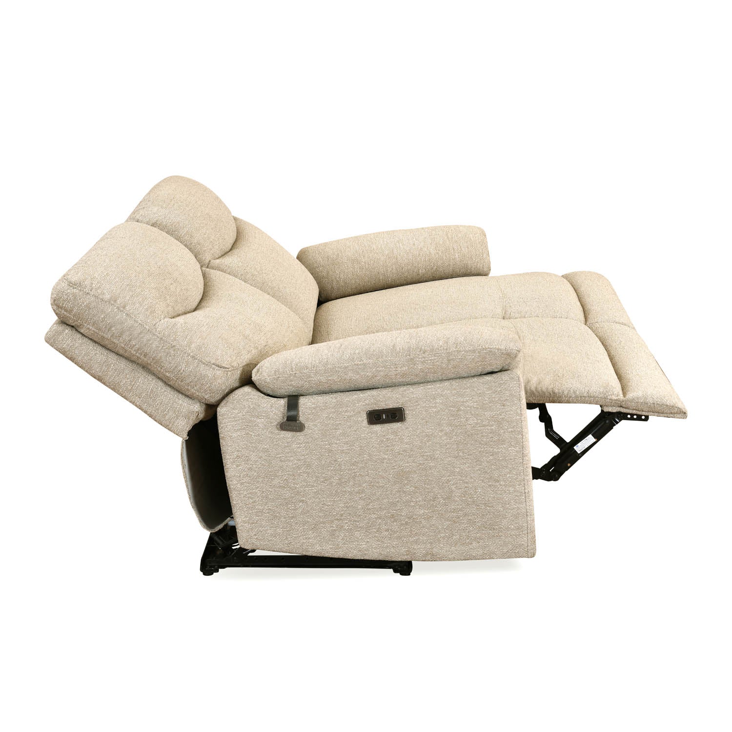 Wagner 3 Seater Electric Recliner Sofa- Beige